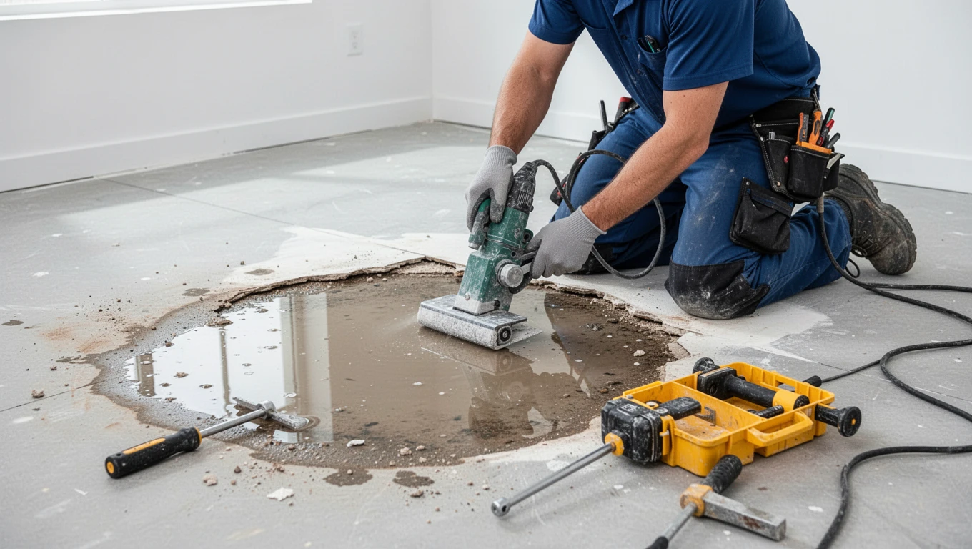 Floor Water Damage Repair